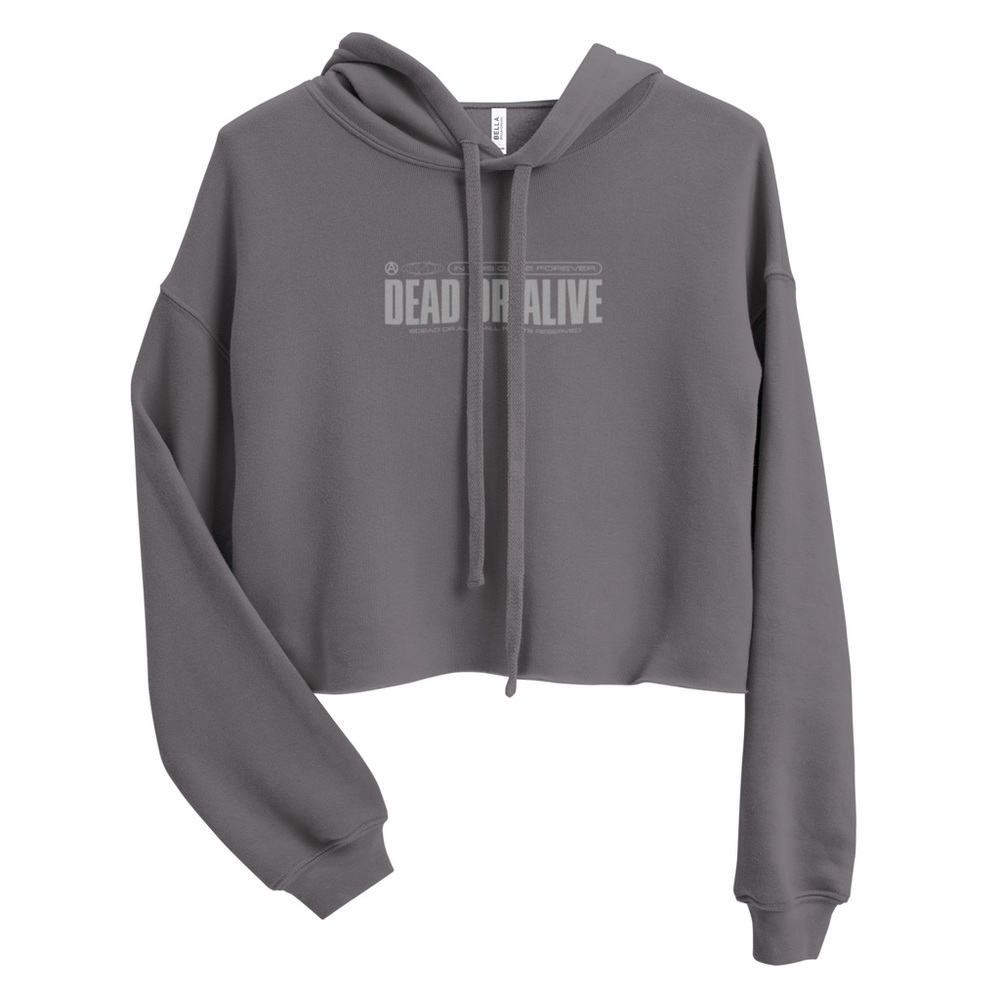 DEAD OR ALIVE CAPSULE CROP HOODIE